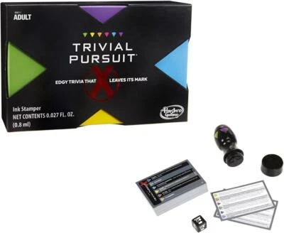 Hasbro Trivial Pursuit X Adult Trivia Board Fun Party Family Edgy Trivia Game - Image 1 of 4