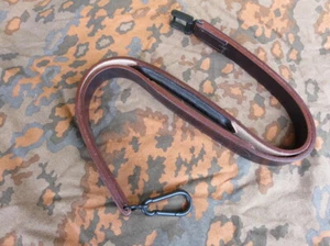 Leder Trageriemen Tragegurt Carrier Strap Rifle Sling WWII WH DAK - Bild 1 von 1