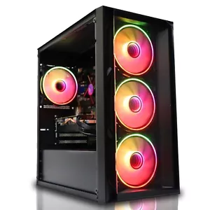 Computer PC Intel Core i7 7700 16GB DDR4 500GB 120GB SSD 500W 80+ PSU NO Graphic - Picture 1 of 14