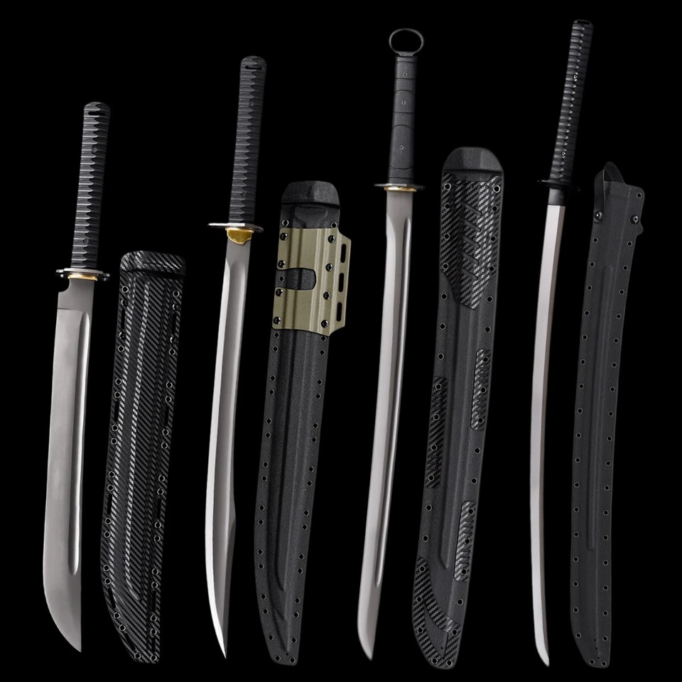 China Tang Dao Moderna Táctica Arma Fría Katana Japonesa Combate Ultra Afilado Foto 1 de 4