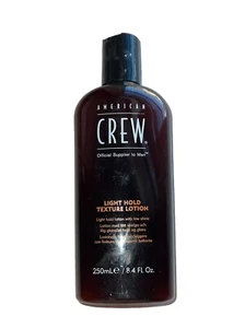 American Crew: Light Hold Texture Lotion 8.4oz Light Hold Low Shine Men New - Picture 1 of 3