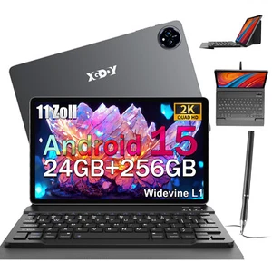 2025 Neu Android 15 24GB+256GB ROM 8000mAh 11 Zoll 13MP+8MP Tablet Octa coreT606 - Bild 1 von 28