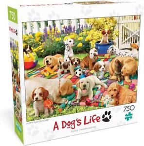 Buffalo Games Puzzle;  Puppy Playground;  750 pieces;  #17332
