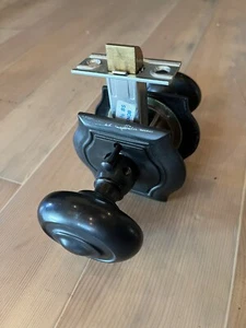 Baldwin Reserve Luxus Prestige Carnaby Sichtschutz Oval Ei Türknauf Massiv Messing - Bild 1 von 4