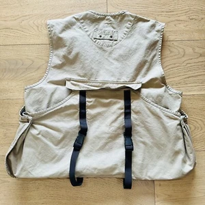 Cabela's Premium Khaki Vintage Utility Vest Fishing Hunting Photography Men's L - Picture 1 of 11