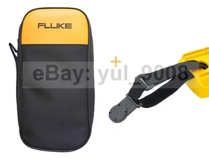 Correa colgante magnética + estuche blando bolsa de transporte para FLUKE 373 375 376 87V 381 365 - Imagen 1 de 9