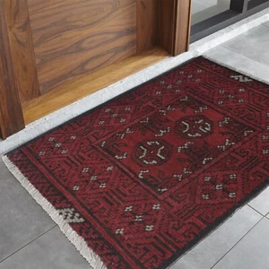 Traditional Afghan Wool Doormat Handcrafted Entryway Rug Durable Rug 67x51cm - Picture 1 of 3