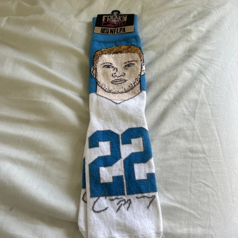 Christian McCaffrey Socks Carolina Panthers Cover