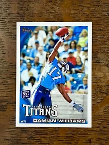 Camiseta deportiva de novato Damian Williams 2010 Topps RC #72 como nueva Titans USC Trojans Legends - Imagen 1 de 2