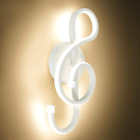 Music Symbol Art Decoration Modern WallSconce Lighting Indoor LED Creative Light