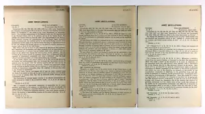 Cambios en las Regulaciones del Ejército Nos 56-58 Documentos Originales de la Primera Guerra Mundial Departamento de Guerra 1917 - Imagen 1 de 11
