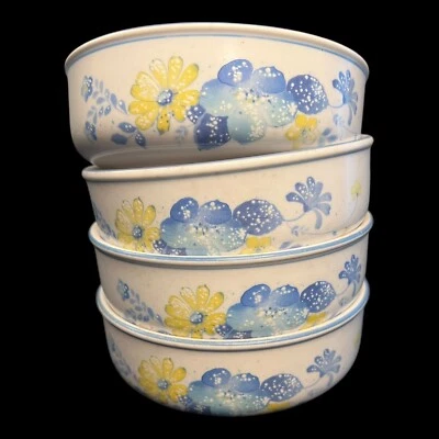 Hermoso Juego de 4 Cuencos de Cereal Noritake Progression Good Times 9081 Cupé Foto 1 de 4