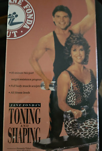 Rare Vintage Jane Fonda Toning and Shaping Workout VHS SEALED