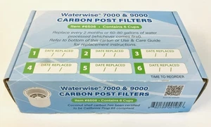Filtros de poste de carbono certificados WATERWISE 7000 artículo 6505 6 tazas - TOTALMENTE NUEVOS - Imagen 1 de 5