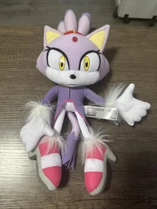 Peluche Sonic The Hedgehog Blaze The Cat 14" SEGA Great Eastern - Imagen 1 de 6