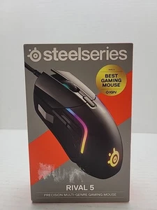SteelSeries Rival 5 RGB Precision Gaming Maus 9 programmierbare Tasten M-00023 - Bild 1 von 6