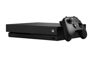 Microsoft Xbox One X 1TB Console Black (4K Ultra HD Blu Ray) FREE SHIPPING - Picture 1 of 2
