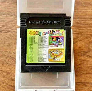 Nintendo Gameboy Spiel 25 in 1 Pokémon Tetris Double Dragon Game Boy - Bild 1 von 2