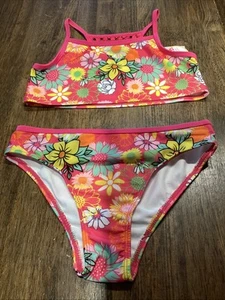 NWT girls size 10–12 two-piece bathing suit swimsuit bikini - Picture 1 of 3