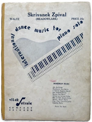 Skrivanek Zpival (Meadowlark): Danza - Piano Solo - 1939: ENVÍO GRATUITO Y ASEGURADO Foto 1 de 4