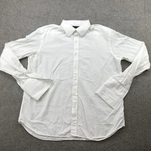 Canali Hemd Herren XL 17,5 44 weiß Oberhemd Knopfleiste Italy Luxus - Bild 1 von 11