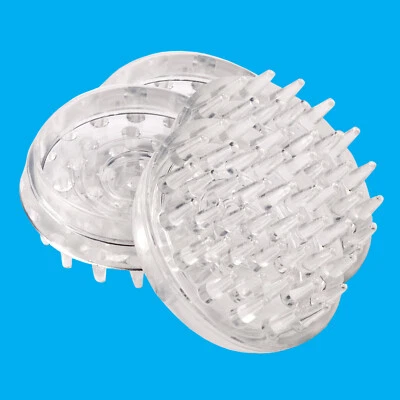 4x 45mm Clear Spiked Castor Cup Anti Slide Floor Carpet Furniture Protector - Image 1 of 3