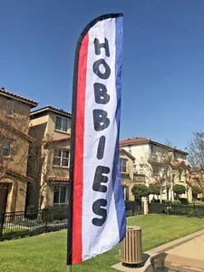 Maßgeschneiderte Feder Swooper Banner Schild Flagge 15' Kit Hobbys - kostenloses Geschenk - Bild 1 von 4