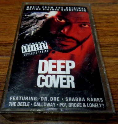 DEEP COVER MOTION PICTURE SOUNDTRACK CASSETTE (1992 EPIC) DRE SNOOP VGC TESTED - Image 1 of 4