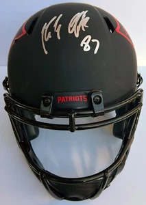 Rob Gronkowski Autographed Signed NEW ENGLAND PATRIOTS Replica F/S Helmet BAS - Picture 1 of 4