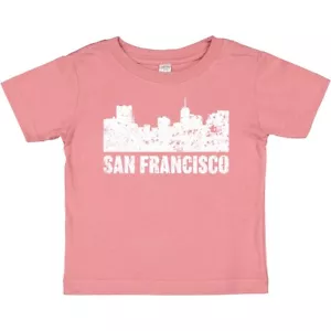 Inktastic San Francisco Skyline With Grunge Baby T-Shirt Skylines California - Picture 1 of 10