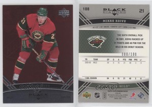 2006-07 Upper Deck Black Diamond Ruby /100 Mikko Koivu #108