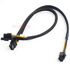 8pin to 8+6pin Power Adapter Cable for DELL PowerEdge R730 GPU NVIDIA K1 K2 35cm - Picture 1 of 7