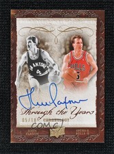 2007-08 Upper Deck Chronology Time Elapsed Gold /10 John Paxson #TE-JP Auto