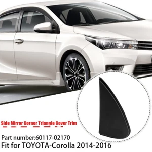 Espejo retrovisor lateral derecho guardabarros esquina cubierta con borde apto para Toyota Corolla 2014-2018 - Imagen 1 de 9