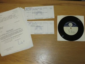 THE GREAT GATSBY 1973 UNRELEASED 7'' ACETATE DAVE HERMAN + JACK CLAYTON PAPERS - Picture 1 of 4