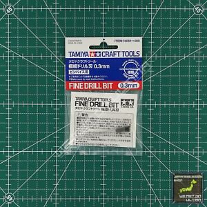 Tamiya Craft Tools 74081 Fine Drill Bit 0.3mm / TRACKED & COMBINED SHIPPING