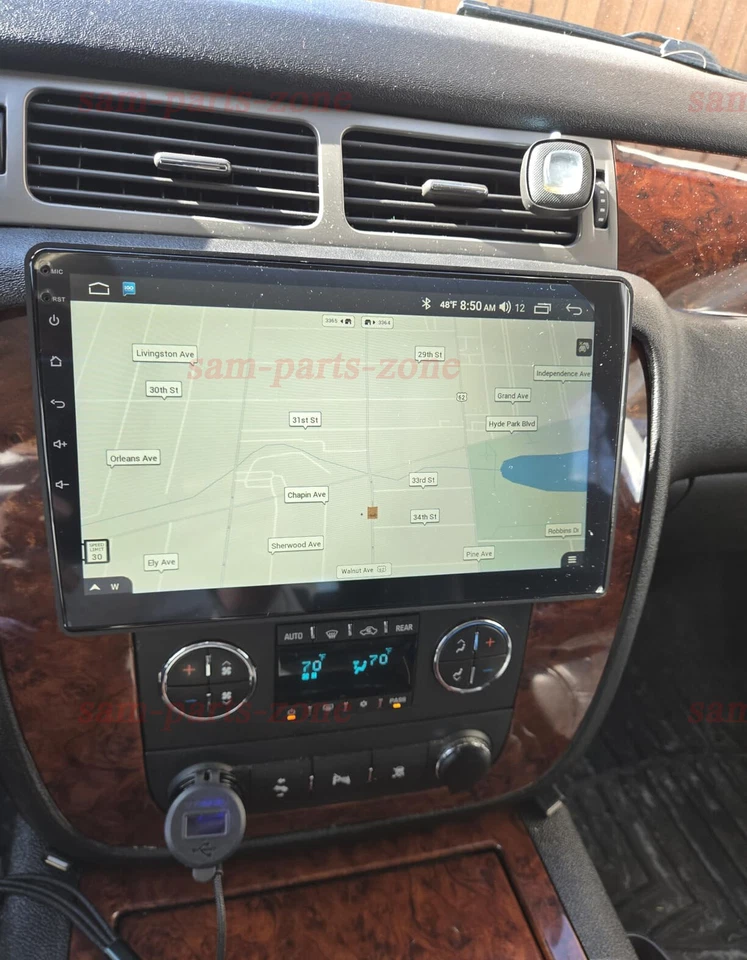 For Saturn Outlook 2007-2009 Android 14 Car Radio Stereo GPS NAVI Apple Carplay — 第 1/4 张图片