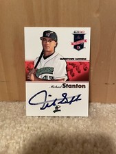 MIKE "GIANCARLO" STANTON JAMESTOWN JAMMERS 2008 TRISTAR SIGNED AUTO ROOKIE CARD