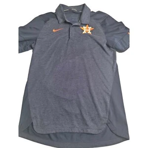 2743 Nike Baseball Dri-Fit Houston Astros Polo Small - Picture 1 of 5