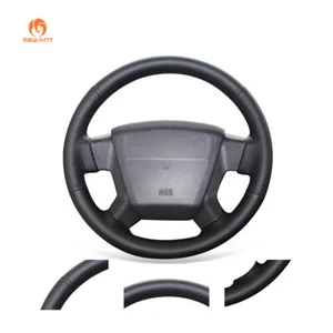PU Leather Car Steering Wheel Cover for Jeep Compass Grand Cherokee Wrangler - Picture 1 of 8