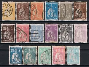 Portugal 1924-26, Ceres Juego incompleto Usado CV 569,00€/$620,00 - Imagen 1 de 2