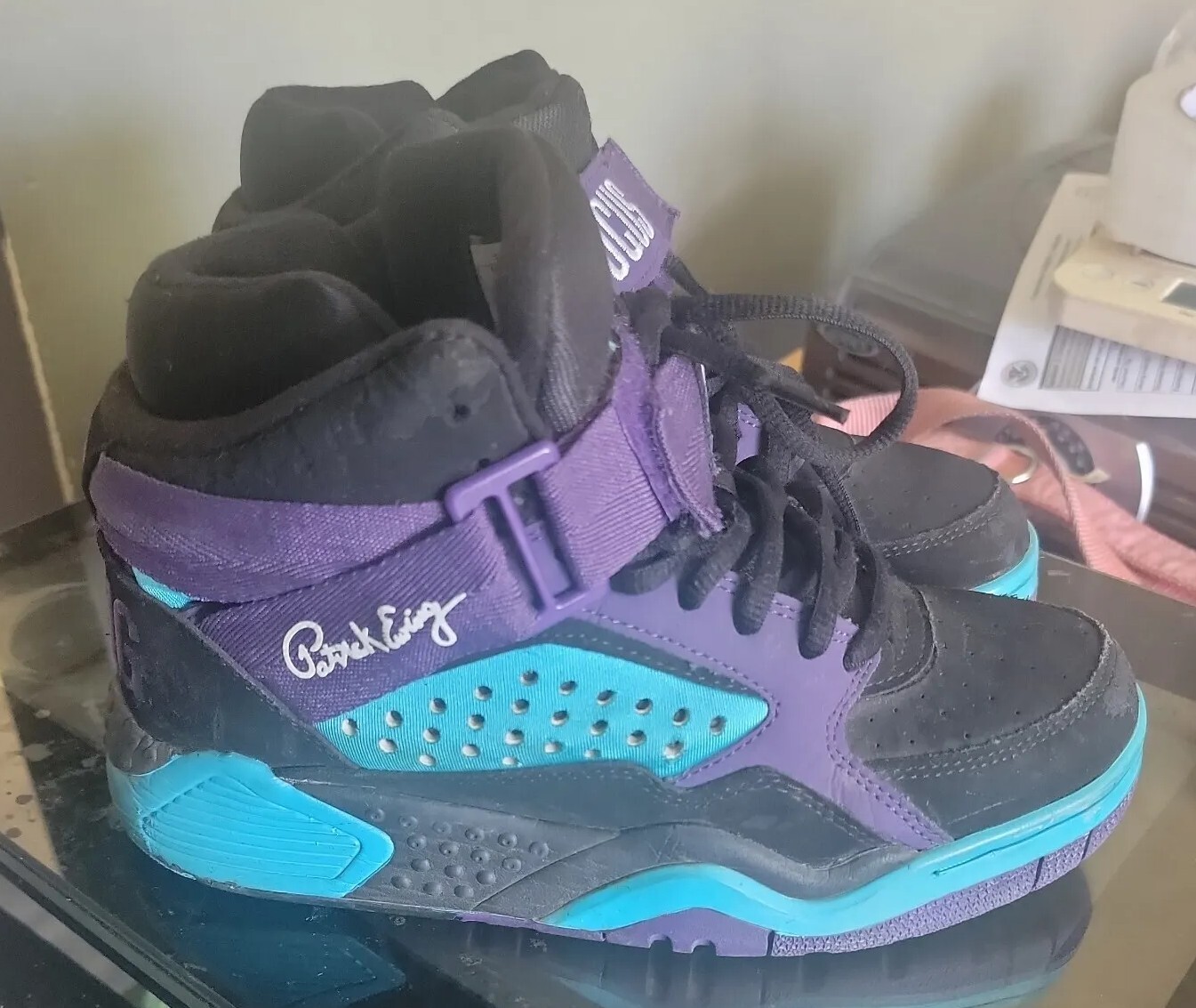 patrick ewing sneakers purple