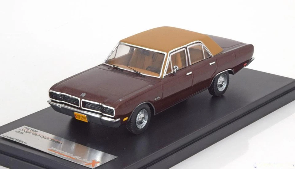 Dodge Dart 1976 Gran Sedan IN Metallo Marroni Beige PREMIUM X PRD394 1/43 USA - Immagine 1 di 2