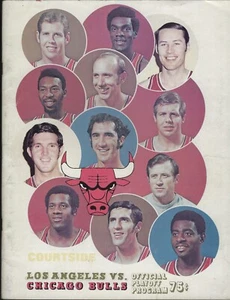 April 1971 Los Angeles Lakers @ Chicago Bulls NBA Playoffs Program - Picture 1 of 4