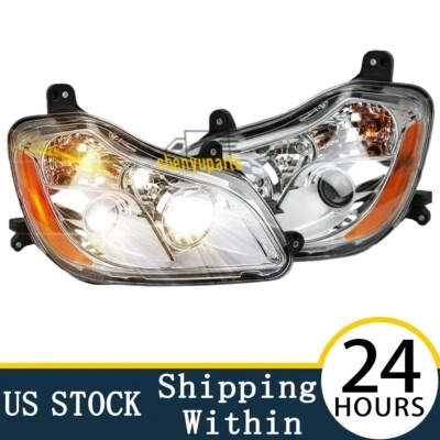 Par de faros delanteros Kenworth T680 2013-2021 lado pasajero y conductor Foto 1 de 4