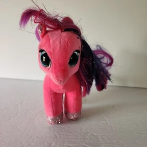 Ty Beanie Baby Boo 7" Ruby the Pony Sparkly Hoofs and Ears Big Eyes Brushable - Picture 1 of 7