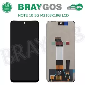 Digitalizador de pantalla táctil LCD negro para Xiaomi Redmi Note 10 5G M2103K19G pantalla - Imagen 1 de 4