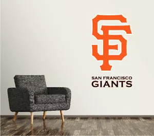 San Francisco Giants Wall Decal Logo Baseball MLB Art Sticker Vinyl LARGE SR78 - Picture 1 of 1