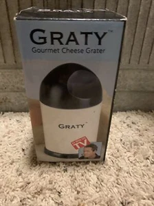 GRATY Gourmet Cheese Grater "As Seen on TV" Coase, Fine & BONUS Slice Blade J - Picture 1 of 8