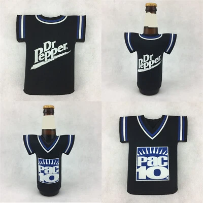 Dr Pepper Pac 10 Logo Promo Jersey Beer Can Bottle Pop Soda Coolie Koozie - Image 1 of 4